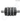 8012 Mount, Rubber, upper front WITH TWO MALE 3/8" + PROTECTIVE TUBOLAR NET