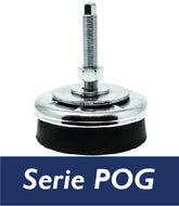 4401 POG. PIEDINO AUTOLIVELLANTE 120/40 M16X1,5 CARICO KG 1000